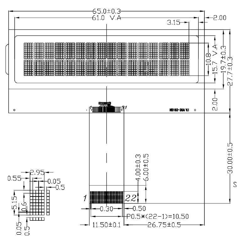 YMS16235AFAVUGL Display LCD Alfanumerici 16x2 Yes Optoelectronics LTD